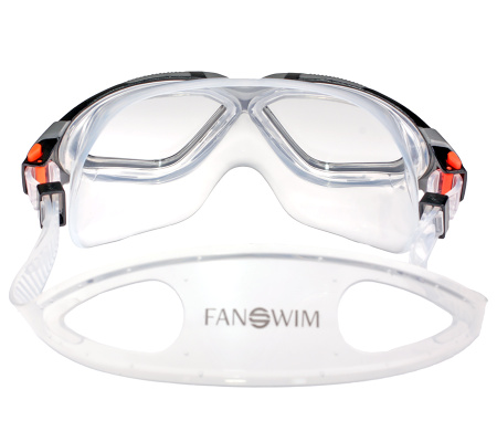 Очки для плавания FanSwim T19 (прозрачные; Серый)